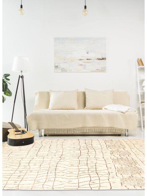 Pakistani Pak Finest Marrakesh 10'0" x 14'6" Hand-knotted Wool Rug 