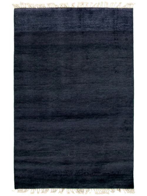 Pakistani Pak Finest Gabbeh 4'2" x 6'2" Hand-knotted Wool Rug 