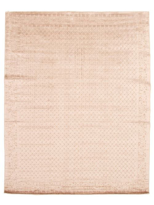 Indian Galleria 7'9" x 9'10" Hand Loomed Viscose Rug 