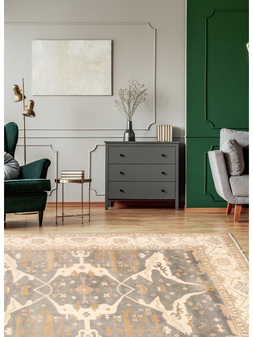 Tapis oushak royal 9'2" x 11'7" en laine