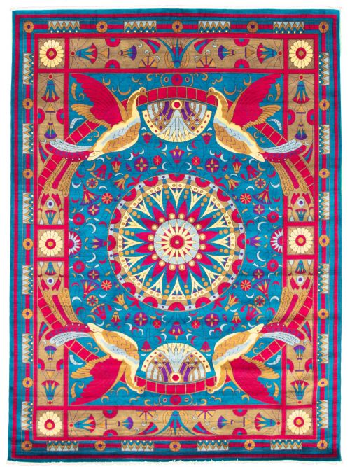 Tapis shalimar  9'0" x 12'2" en laine