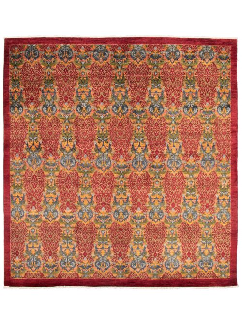 Pakistani Lahore Finest Collection 8'11" x 9'3" Hand-knotted Wool Rug 