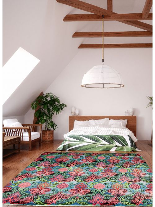 Tapis lahore 8'11" x 9'4" en laine