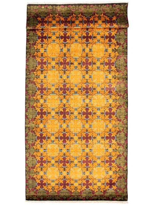 Pakistani Lahore Finest Collection 6'0" x 15'7" Hand-knotted Wool Rug 