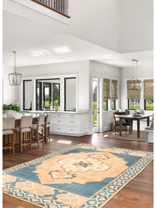Indian Antiqua 5'1" x 8'10" Hand-knotted Wool Rug 