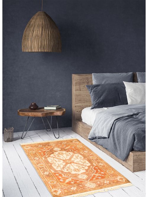 Indian Finest Agra Jaipur 2'0" x 3'0" Hand-knotted Wool Rug 