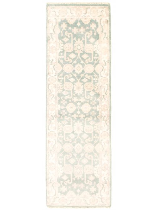 Indian Royal Oushak 2'5" x 7'8" Hand-knotted Wool Rug 