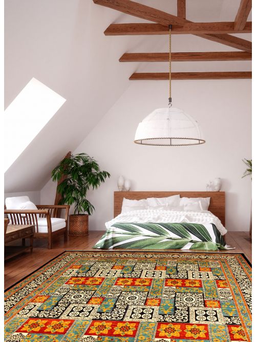 Pakistani Lahore Finest Collection 12'0" x 12'1" Hand-knotted Wool Rug 