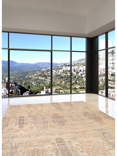 Indian Heritage 7'10" x 9'11" Hand-knotted Wool Rug 