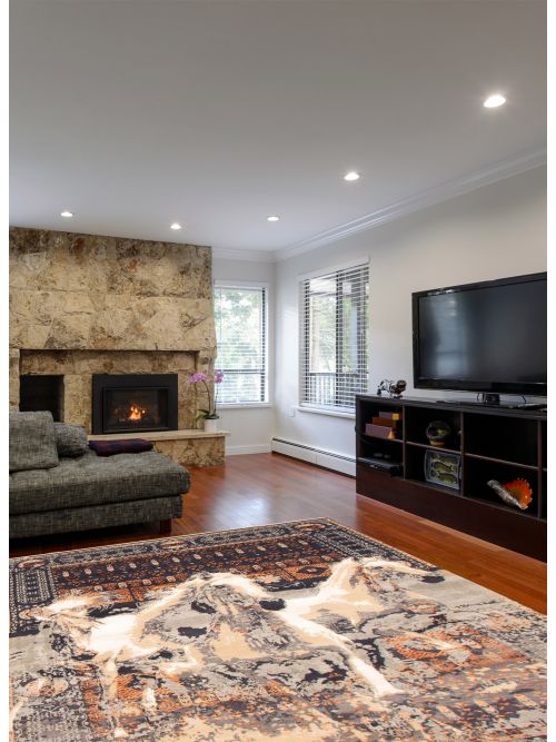 Indian Legacy 5'5" x 8'0" Hand-knotted Silk, Wool Rug 