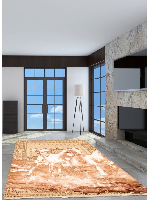 Indian Legacy 5'3" x 7'8" Hand-knotted Silk, Wool Rug 