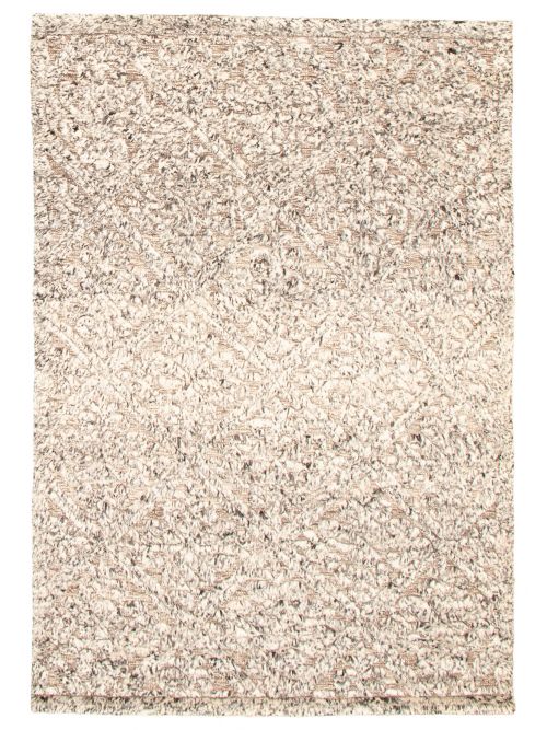 Indian Arlequin 5'4" x 7'10" Hand-knotted Wool Rug 
