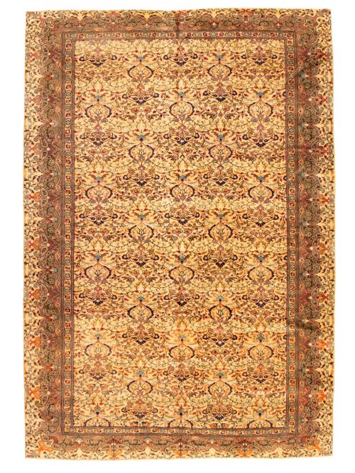 Turkish Kayseri Vintage 6'7" x 9'9" Hand-knotted Wool Rug 