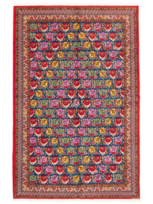 Turkish Kayseri Vintage 6'5" x 10'0" Hand-knotted Wool Rug 