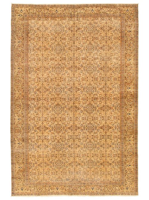 Turkish Kayseri Vintage 6'5" x 9'5" Hand-knotted Wool Rug 