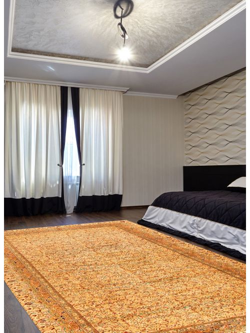 Turkish Kayseri Vintage 6'5" x 9'6" Hand-knotted Wool Rug 