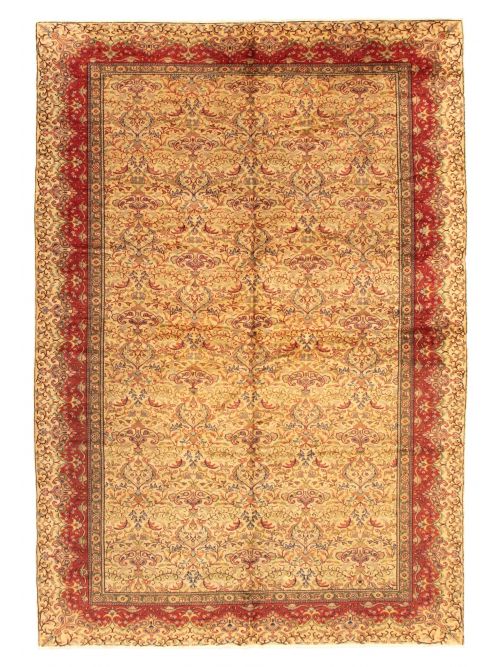 Turkish Kayseri Vintage 6'7" x 9'6" Hand-knotted Wool Rug 