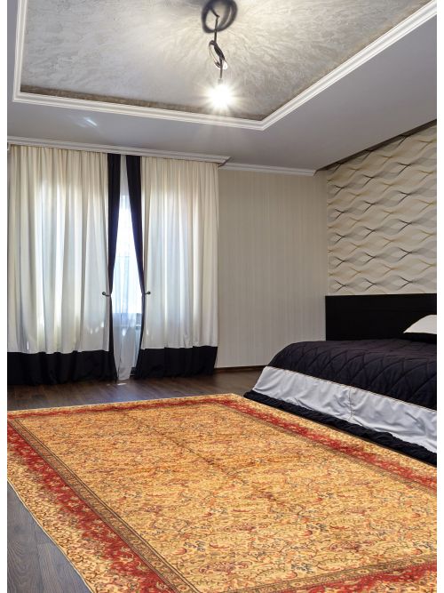 Turkish Kayseri Vintage 6'7" x 9'6" Hand-knotted Wool Rug 