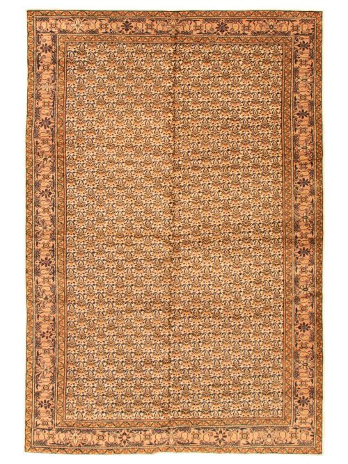 Turkish Kayseri Vintage 6'5" x 9'5" Hand-knotted Wool Rug 