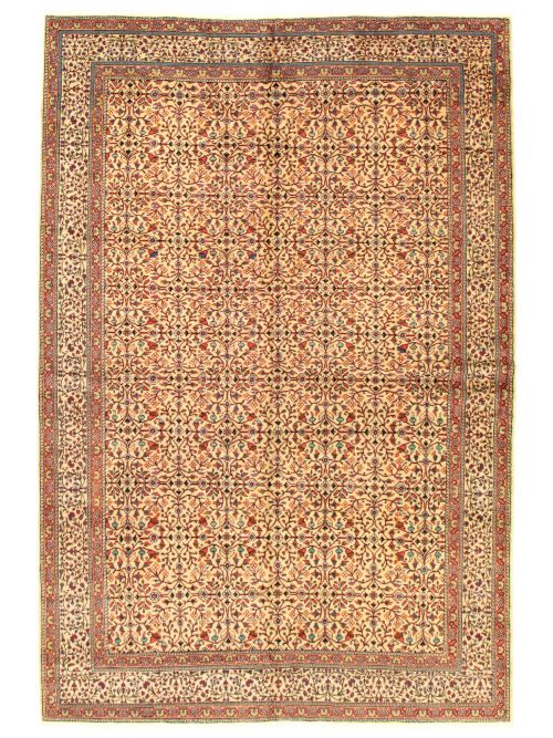 Turkish Kayseri Vintage 6'7" x 9'6" Hand-knotted Wool Rug 