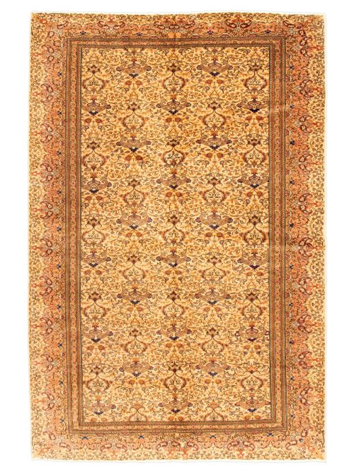 Turkish Kayseri Vintage 6'8" x 9'9" Hand-knotted Wool Rug 