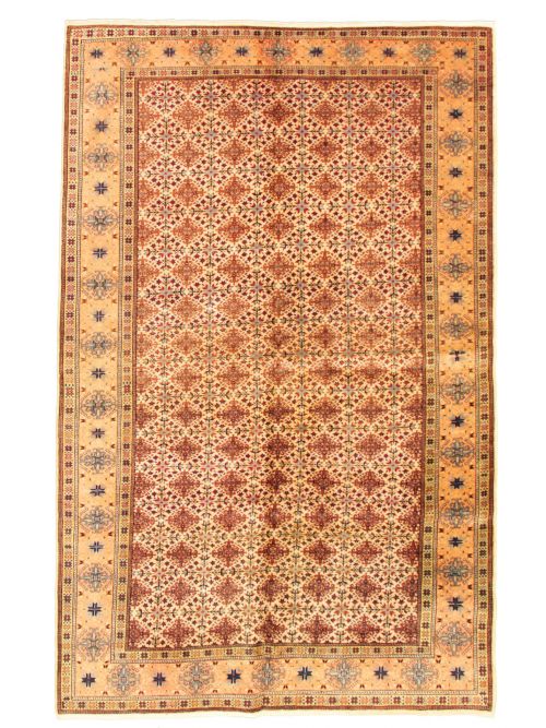 Turkish Kayseri Vintage 6'5" x 9'5" Hand-knotted Wool Rug 