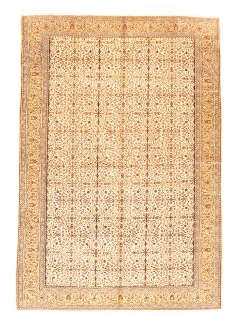 Turkish Kayseri Vintage 6'6" x 9'6" Hand-knotted Wool Rug 