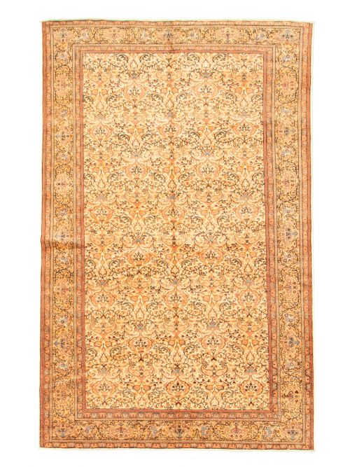 Turkish Kayseri Vintage 6'5" x 9'5" Hand-knotted Wool Rug 
