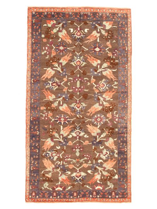 Persian Style 5'8" x 10'4" Hand-knotted Wool Rug 