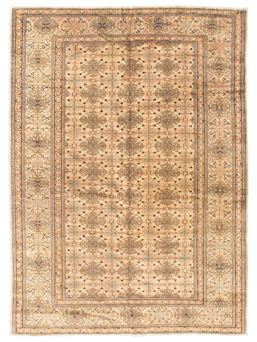 Turkish Kayseri Vintage 4'11" x 6'10" Hand-knotted Wool Rug 