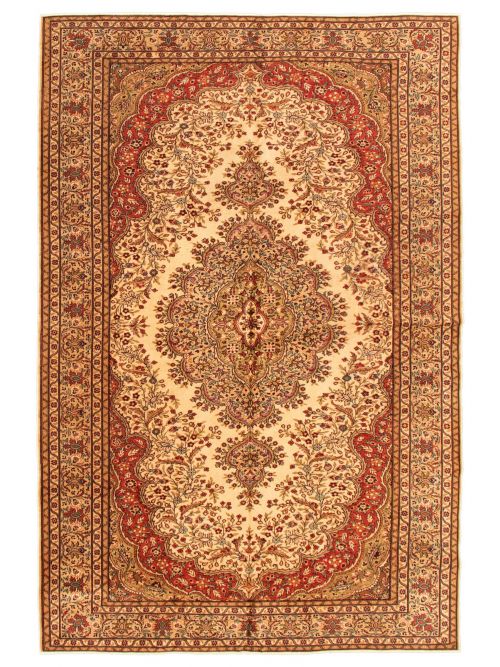 Turkish Hereke 6'5" x 9'10" Hand-knotted Wool Rug 