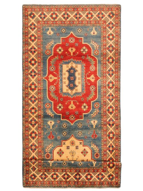 Afghan Finest Ghazni 5'5" x 19'7" Hand-knotted Wool Rug 