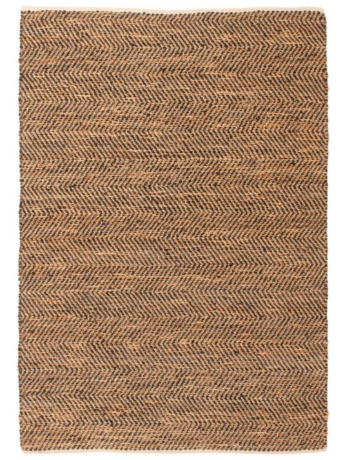 Indian Palas Denizli 5'3" x 7'9" Flat-Weave Jute Kilim 