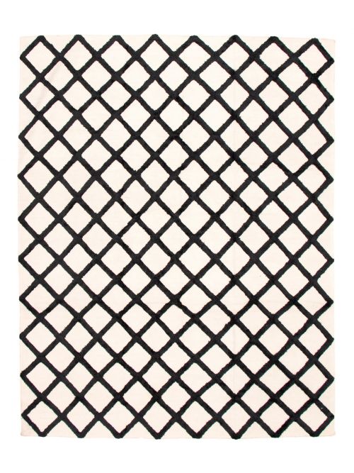 Indian Cambridge 8'0" x 10'0" Flat-Weave Silk Kilim 