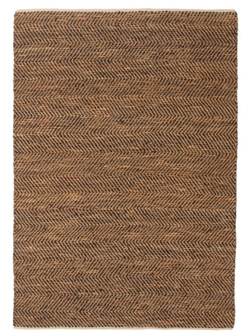 Indian Palas Denizli 5'4" x 7'8" Flat-Weave Jute Kilim 