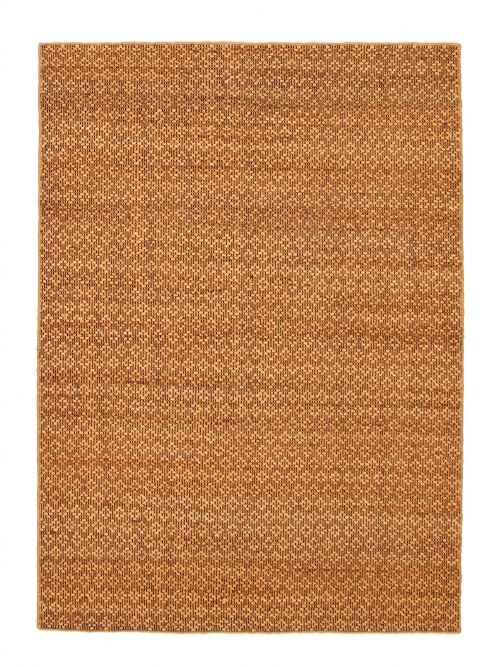 Indian Palas Denizli 5'5" x 7'5" Flat-Weave Jute Kilim 