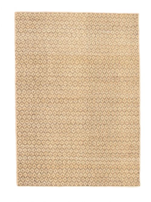 Indian Palas Denizli 5'5" x 7'5" Flat-Weave Jute Kilim 