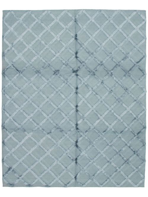 Indian Cambridge 8'0" x 10'0" Flat-Weave Silk Kilim 