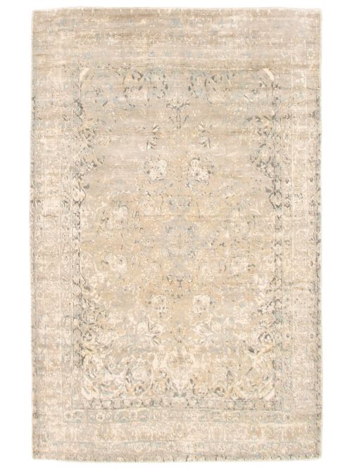 Indian Galleria 5'0" x 8'0" Hand Loomed Viscose Rug 