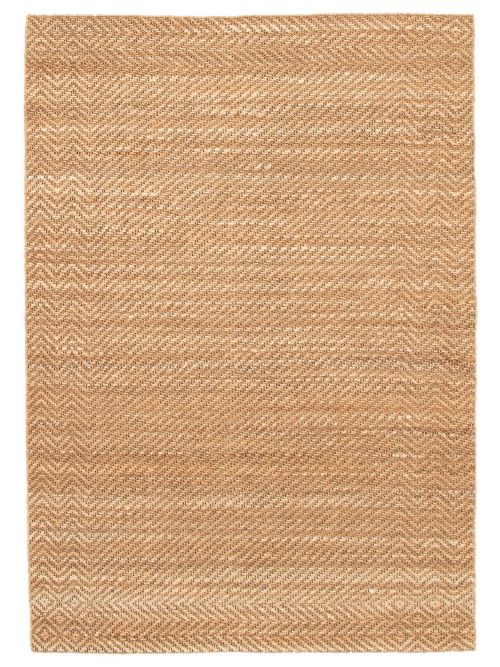 Indian Palas Denizli 5'5" x 7'7" Flat-Weave Jute Kilim 