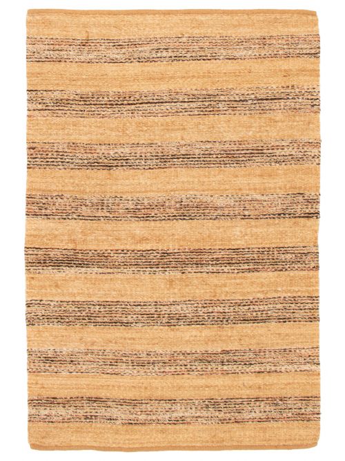 Indian Palas Denizli 5'3" x 8'2" Flat-Weave Jute Kilim 