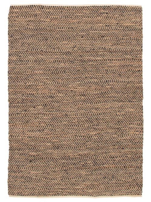 Indian Palas Denizli 5'3" x 7'7" Flat-Weave Jute Kilim 