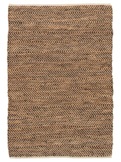 Indian Palas Denizli 4'0" x 6'0" Flat-Weave Jute Kilim 