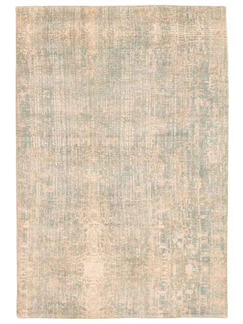 Indian Galleria 5'1" x 7'5" Hand Loomed Viscose & Wool Rug 
