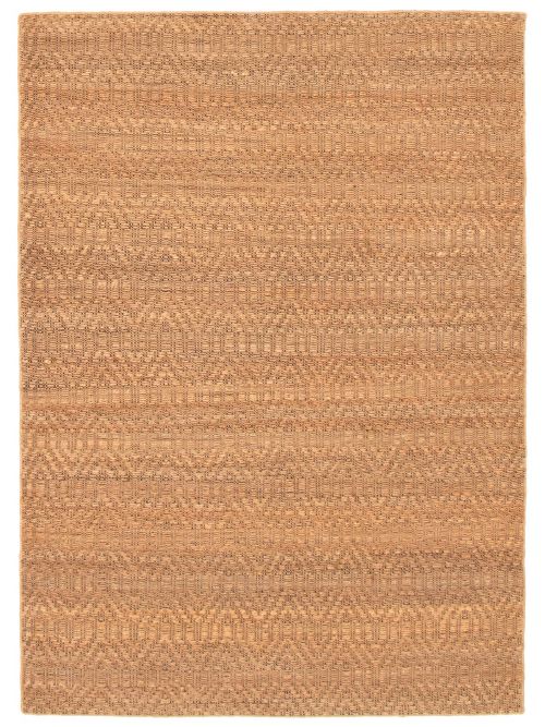 Indian Palas Denizli 5'5" x 7'5" Flat-Weave Jute Kilim 