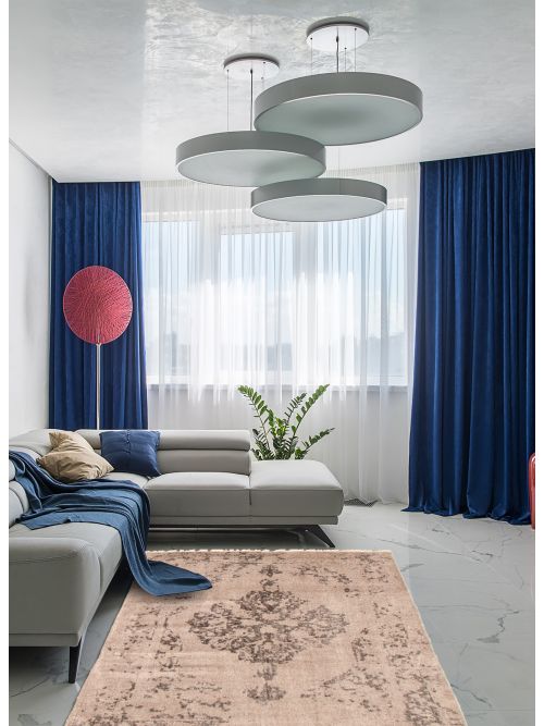 Tapis la seda 3'11" x 6'2" en laine & soie artificielle