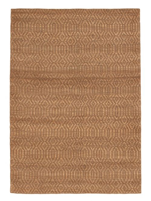 Indian Palas Denizli 5'5" x 7'6" Flat-Weave Jute Kilim 