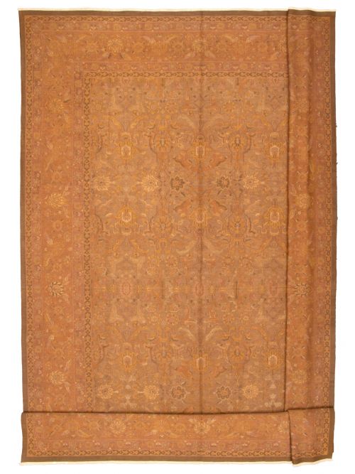 Chinese Dynasty 11'6" x 17'6" Flat-Weave Wool Tapestry Kilim 