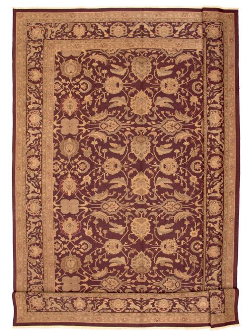 Chinese Dynasty 11'6" x 17'6" Flat-Weave Wool Tapestry Kilim 