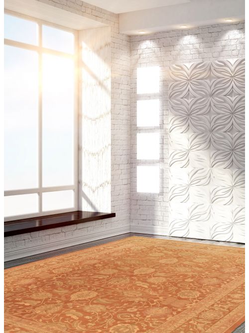 Chinese Dynasty 11'6" x 17'6" Flat-Weave Wool Tapestry Kilim 